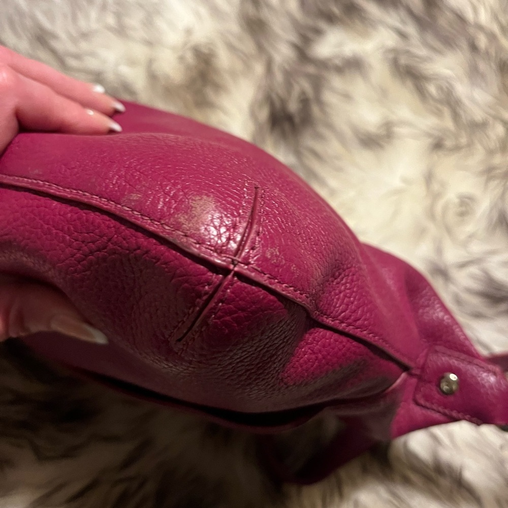 Kate Spade Raspberry Leather Crossbody Bag - Picture 6 of 7